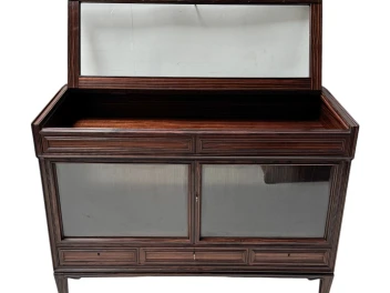 Art Deco Amsterdamse School Vitrine or display cabinet by Napoleon Le Grand